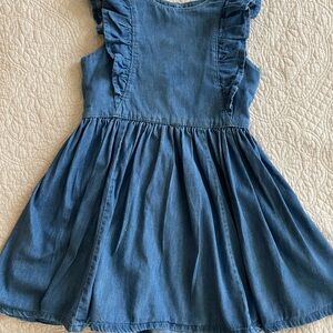 Blue Denim Kids Dress